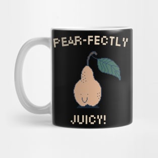 Pear-fectly Juicy! 8-Bit Pixel Art Pear Mug